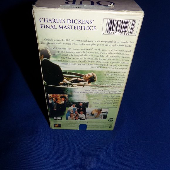 Vintage BBC Series Our Mutual Friend 3 VHS Video Tape Set by Charles Dickens - Picture 5 of 8
